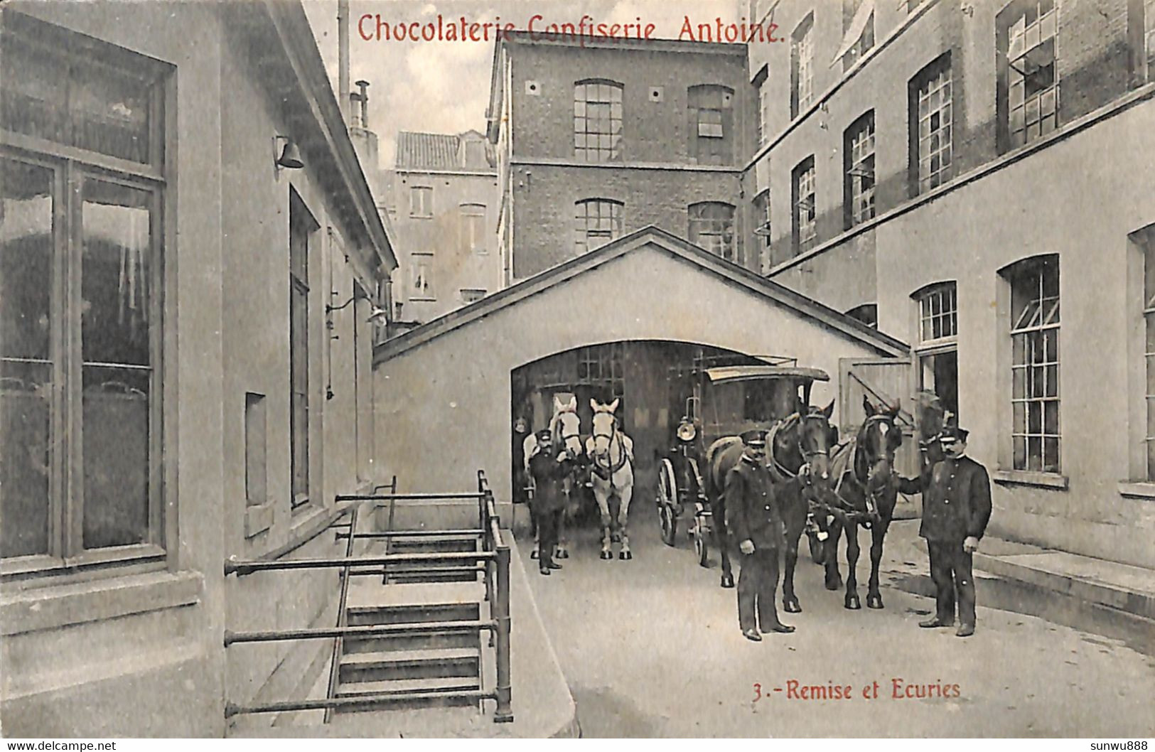 Chocolaterie Confiserie Antoine - Remise Et Ecuries (animée Chevaux) - Elsene - Ixelles