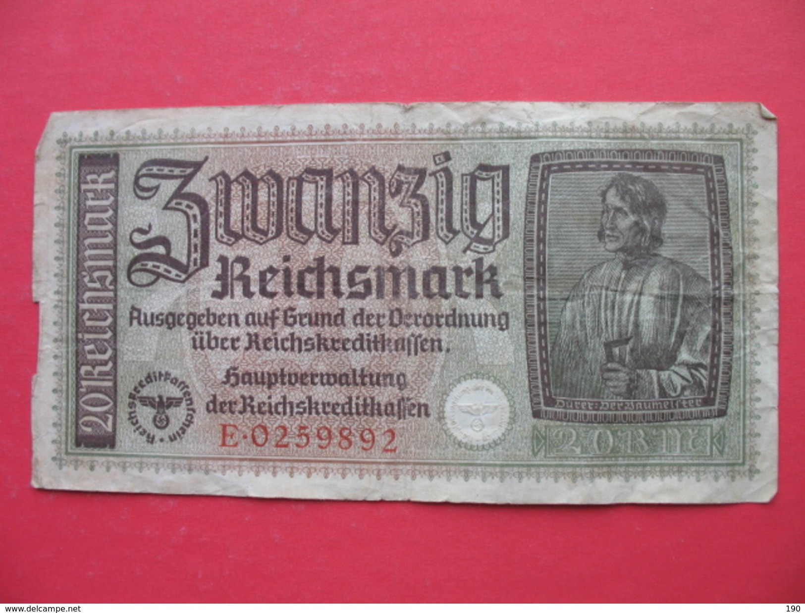 20 REICHSMARK - 20 Reichsmark
