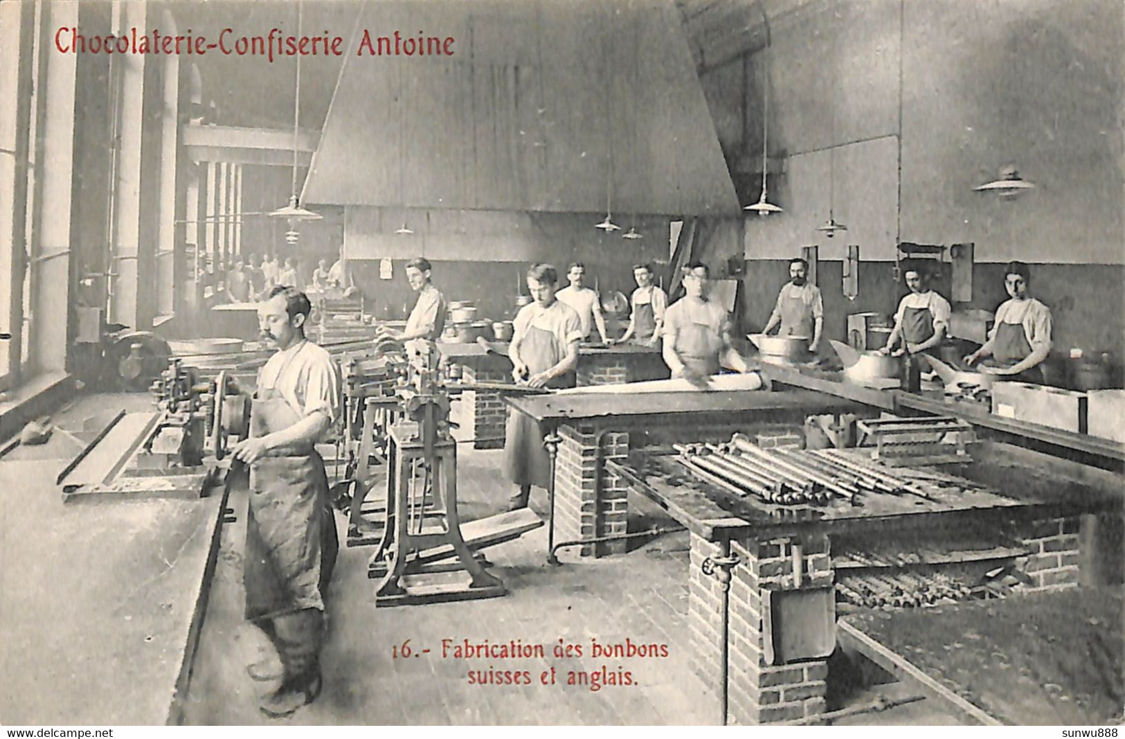 Chocolaterie Confiserie Antoine - Fabrication Des Bonbons (animée) - Elsene - Ixelles