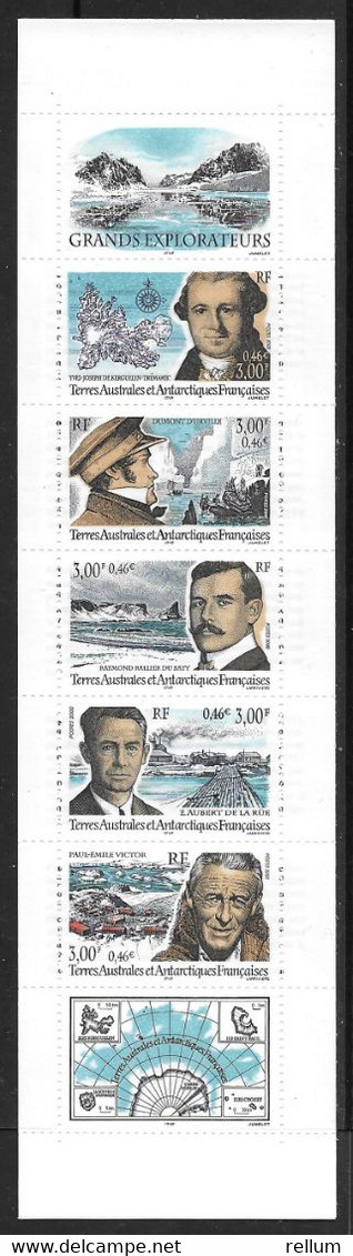 TAAF 2000 - Yvert Nr. 273/277 (carnet) - Michel Nr. MH 433/437  ** - Cuadernillos/libretas