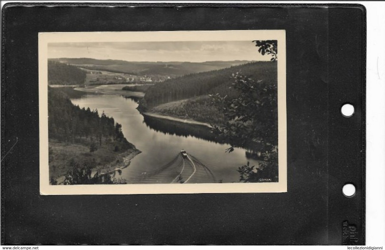 A3) Cartolina Ak Germania DDR Saalburg Saale Thüringen Blick V. Heinrichstein Nach Salldorf Viaggiata Gelaufen 1953 - Saalburg