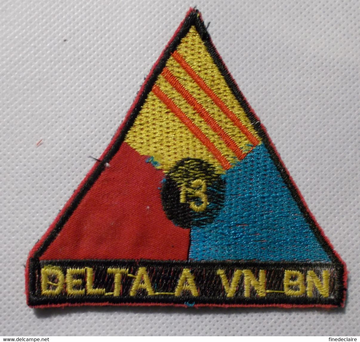 Ecusson/patch - US Vietnam, 13th Delta Aviation Battalion - Ecussons Tissu