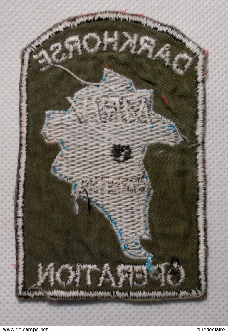 Ecusson/patch US Vietnam 16th Cavalry Regiment Darkhorse Opération MR IV Cantho - Ecussons Tissu