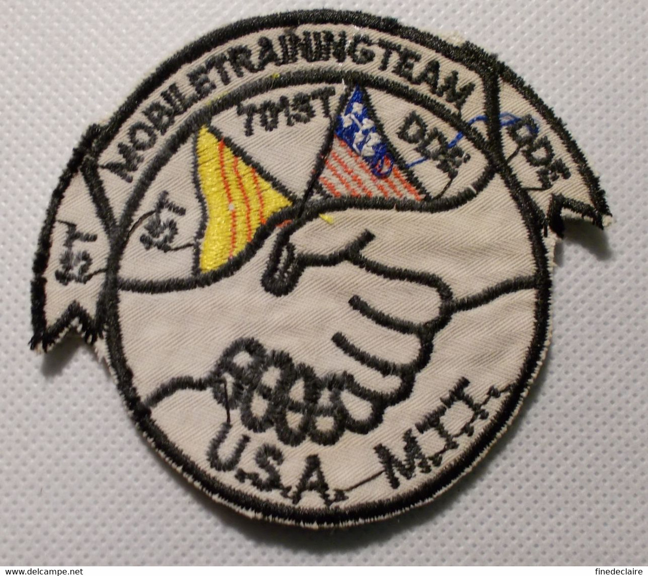 Ecusson/patch US Vietnam 1st Mobile Training Team, 701st Airborne - Ecussons Tissu