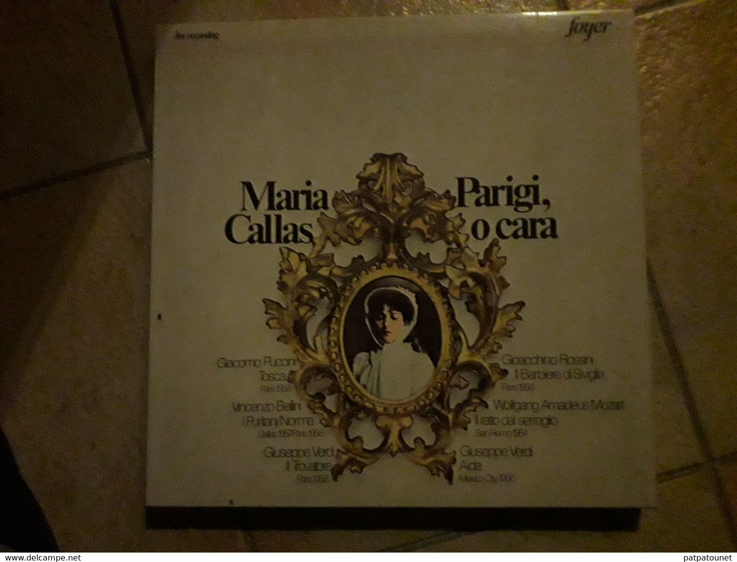 Coffret Maria Callas Parigi, O Cara Comprenant 2 Disques - Collections Complètes
