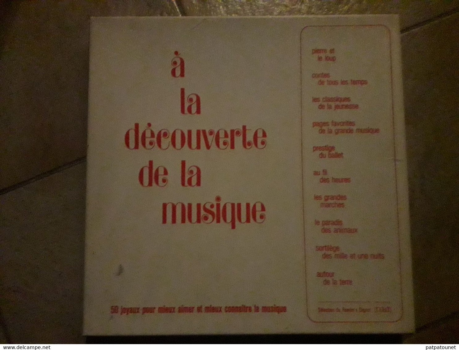 Coffret A La Découverte De La Musique Comprenant 5 Disques - Collections Complètes