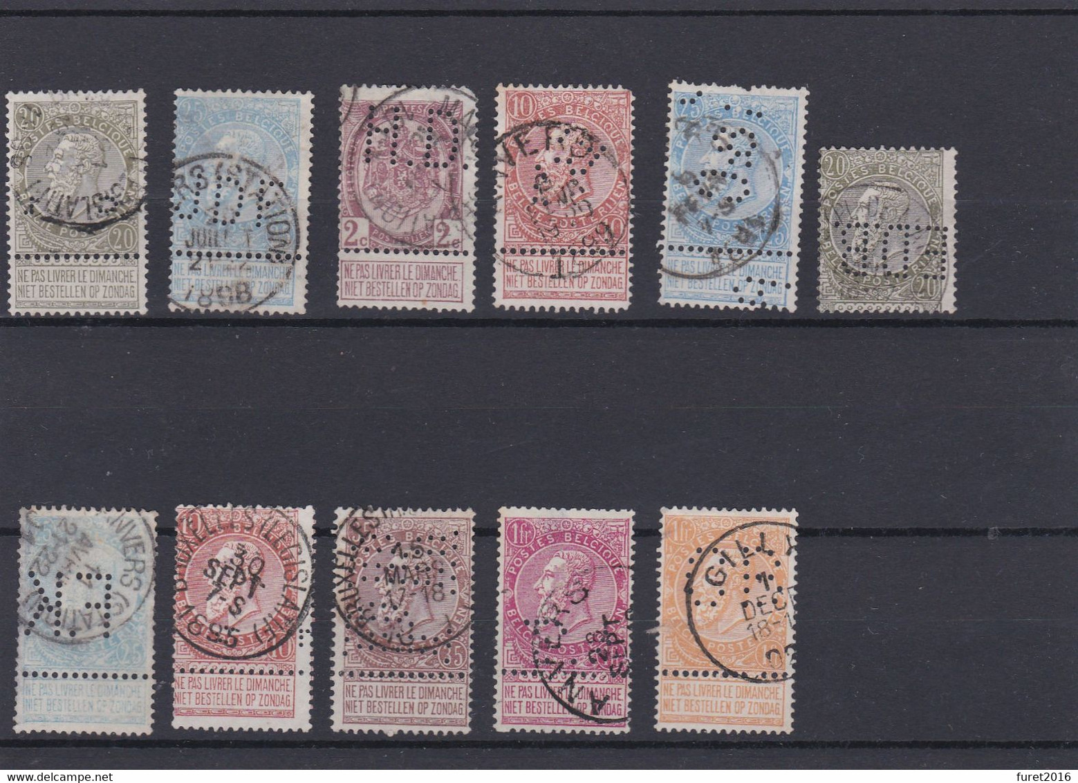 LOT De Timbres   Perfores - 1863-09