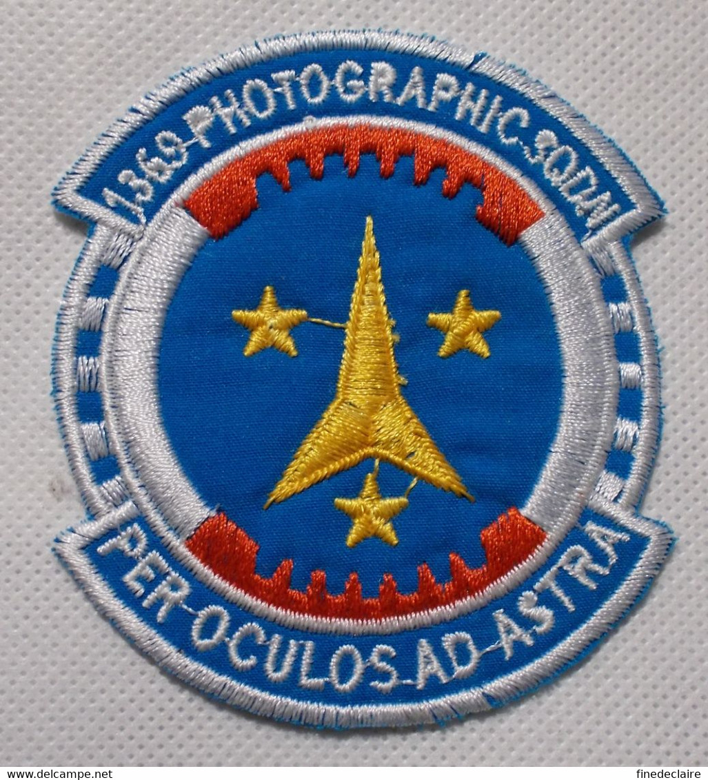 Ecusson/patch US Vietnam Air Force 1369th Photographic Squdn Per Oculos Ad Astra - Ecussons Tissu