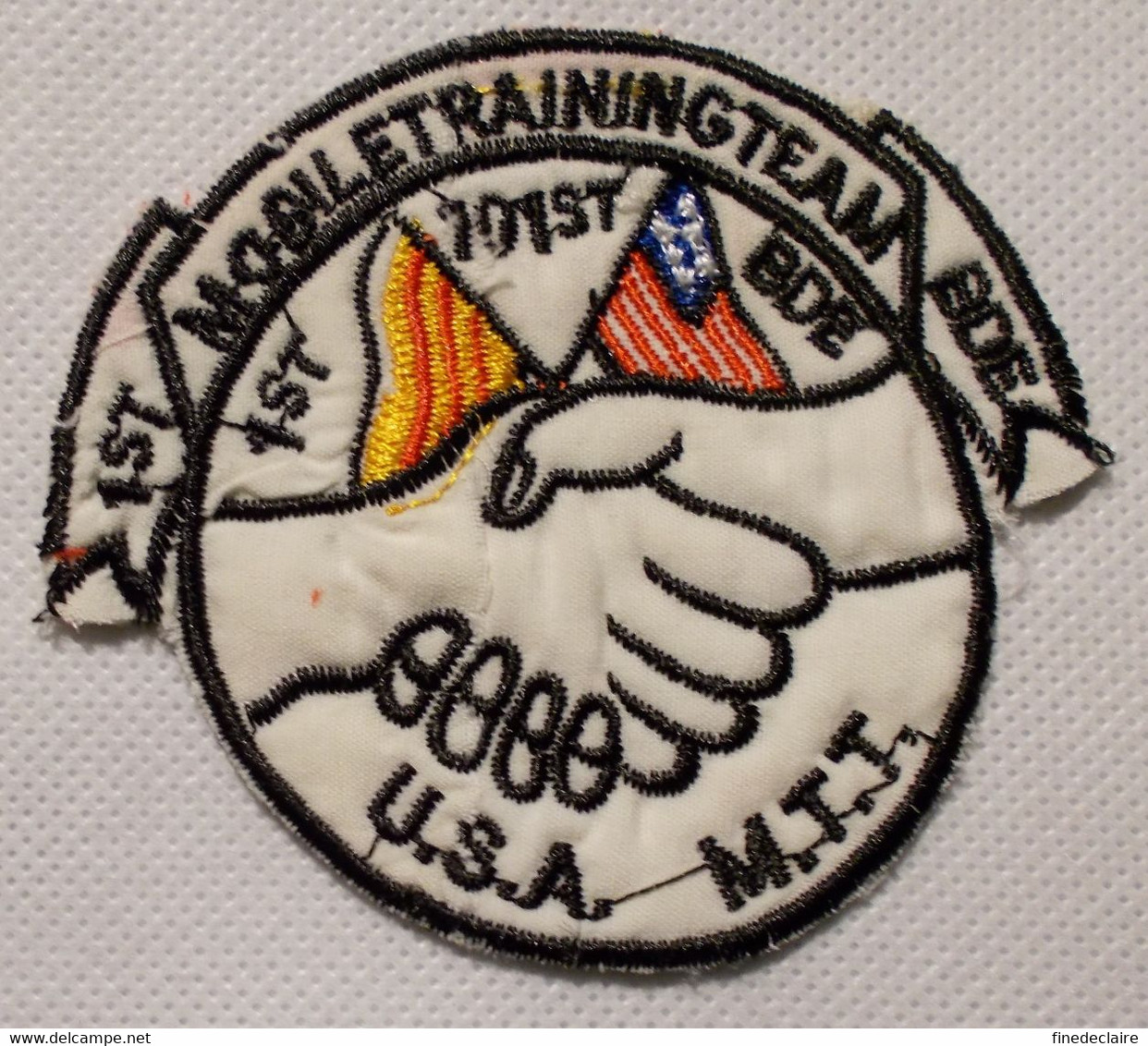 Ecusson/patch US Vietnam - 1st Mobile Training Team, 701st Airborne - Ecussons Tissu