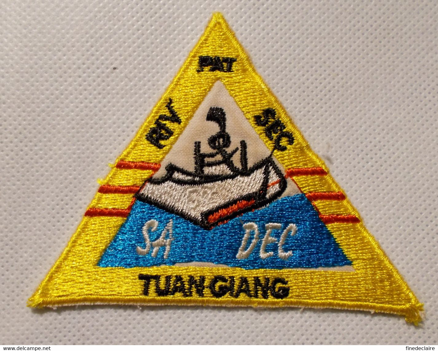 Ecusson/patch Vietnam US Navy River Patrol Section 521 SA DEC Tuan Giang - Ecussons Tissu