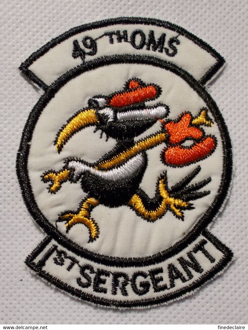 Ecusson/patch US Vietnam - Air Force - 49th OMS - 1st Sergeant - Organizational - Ecussons Tissu