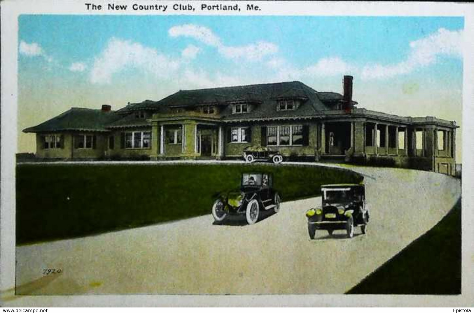 ►  THE NEW COUNTRY CLUB Portland Casco Bay 1910s Cars - Portland