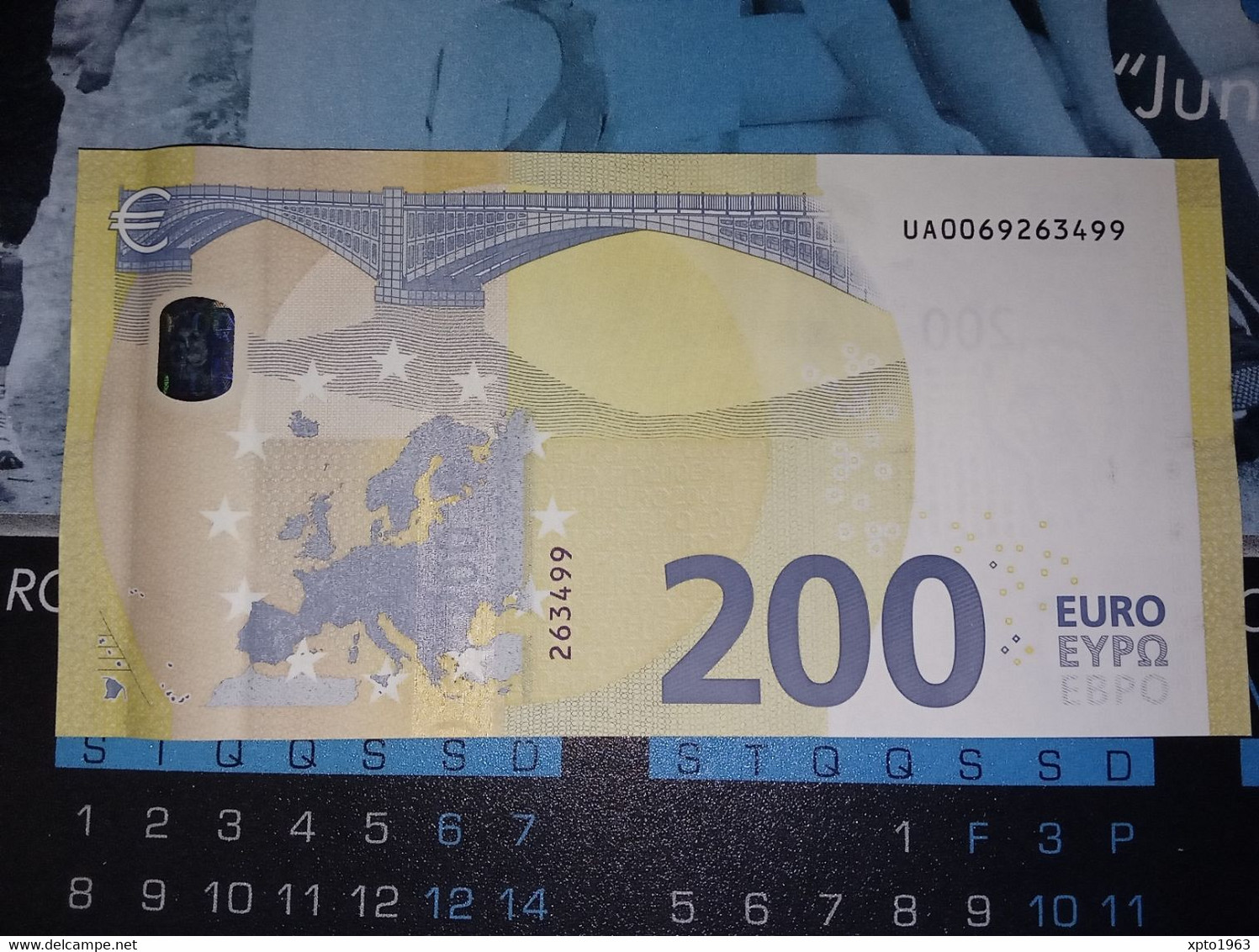 200 EURO - FRANCE - U003 A1 - UA0069263499  - (Draghi) NEUF - UNC - 200 Euro