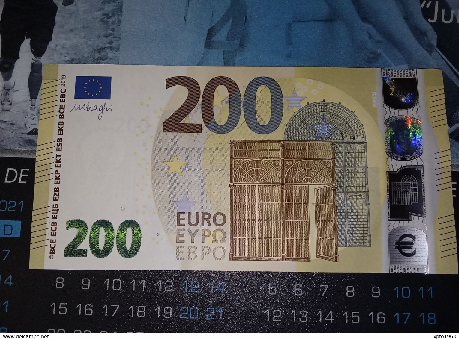 200 EURO - FRANCE - U003 A1 - UA0069263499  - (Draghi) NEUF - UNC - 200 Euro