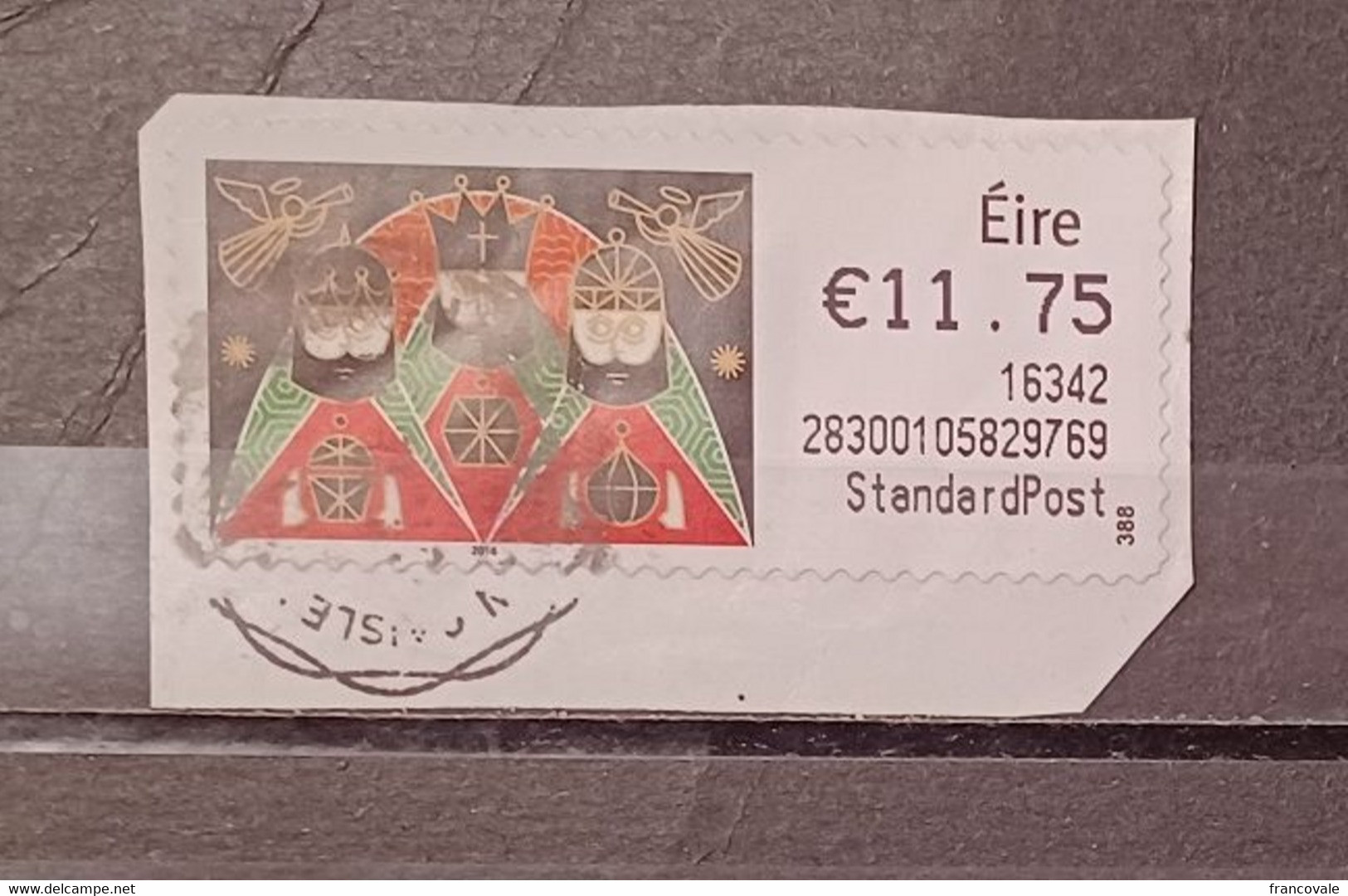 Fe016 Eire Irlanda Christmas ATM Standard Post 11.75 Euro - Briefe U. Dokumente