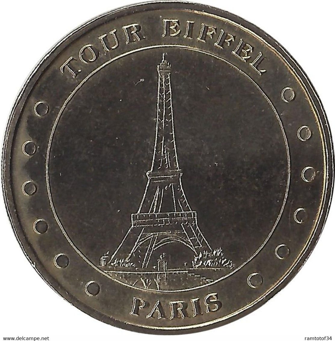 2004 MDP187 - PARIS - Tour Eiffel 2 (12 Points) / MONNAIE DE PARIS - 2004