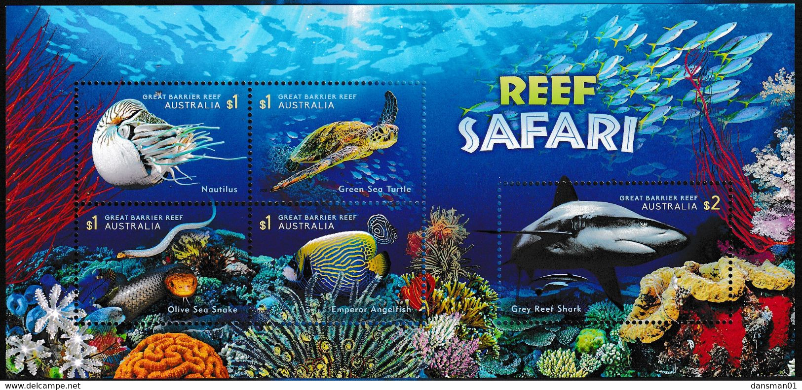 Australia 2018 Reef Safari ? Mint Never Hinged Sheet - Ongebruikt