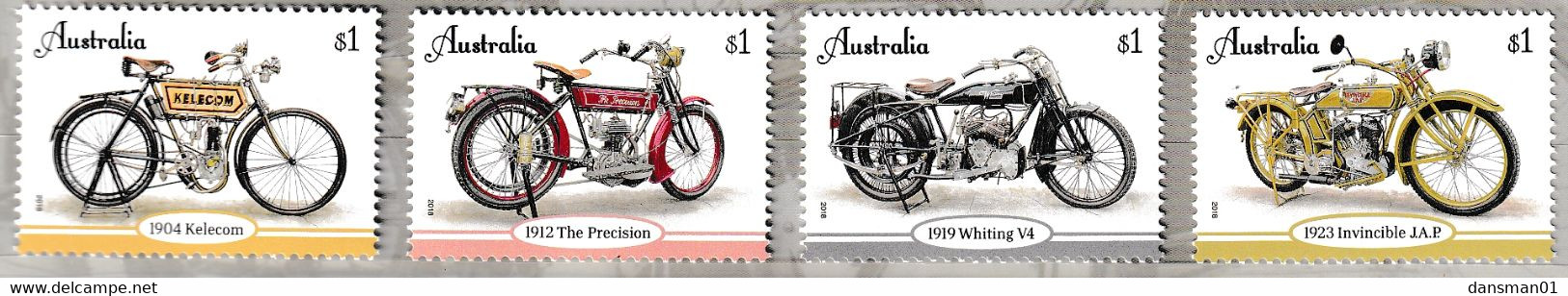 Australia 2018 Vintage Motorcycles ? Mint Never Hinged - Mint Stamps