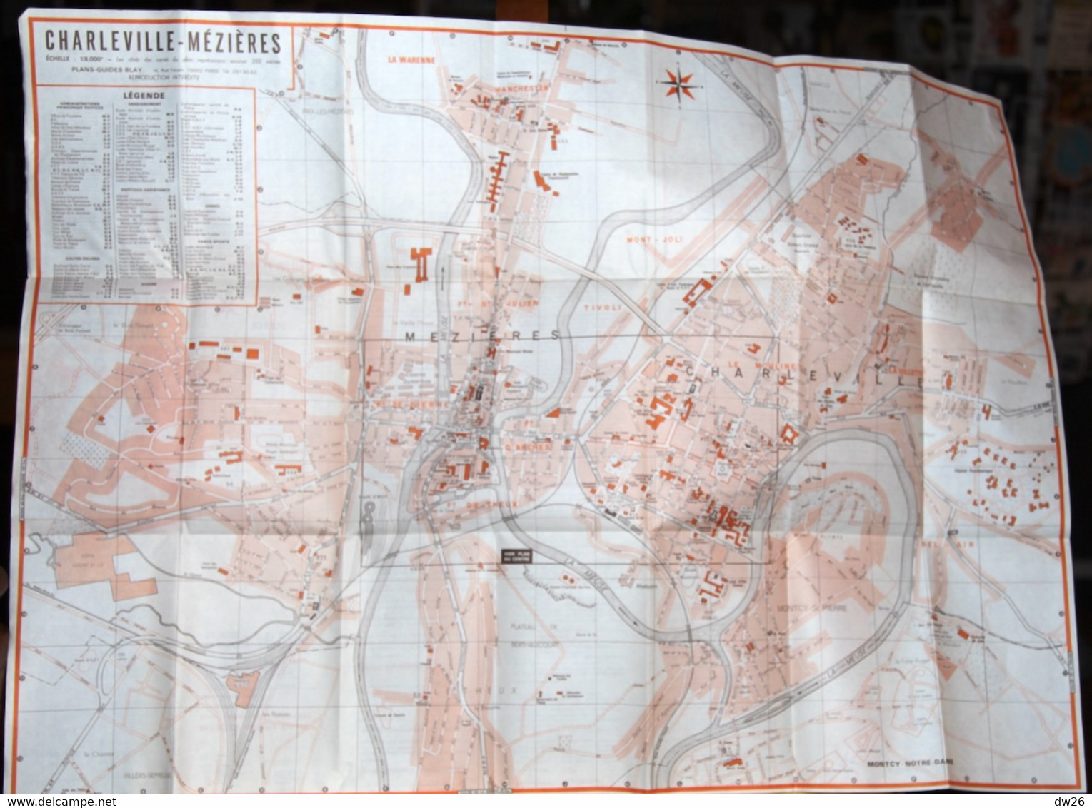 Plan Guide Blay: Charleville Mézières, Renseignements Divers, Transports, Répertoire Des Rues - Otros & Sin Clasificación