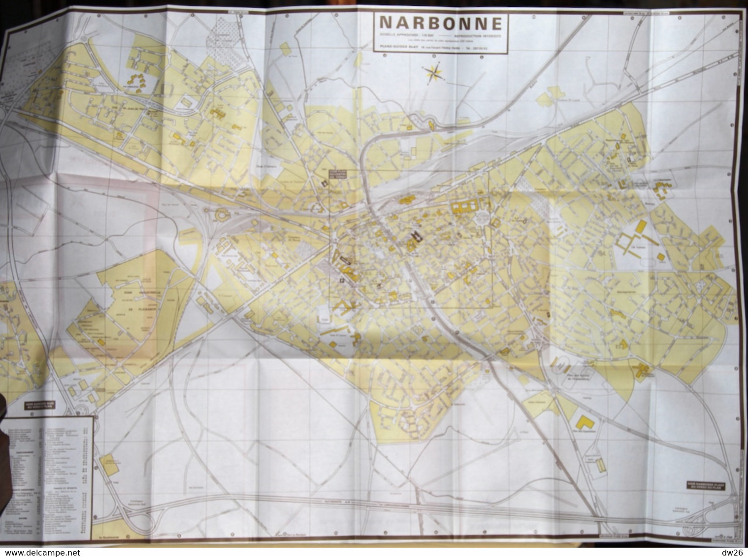 Plan Guide Blay: Narbonne, Renseignements Divers, Répertoire Des Rues - Other & Unclassified