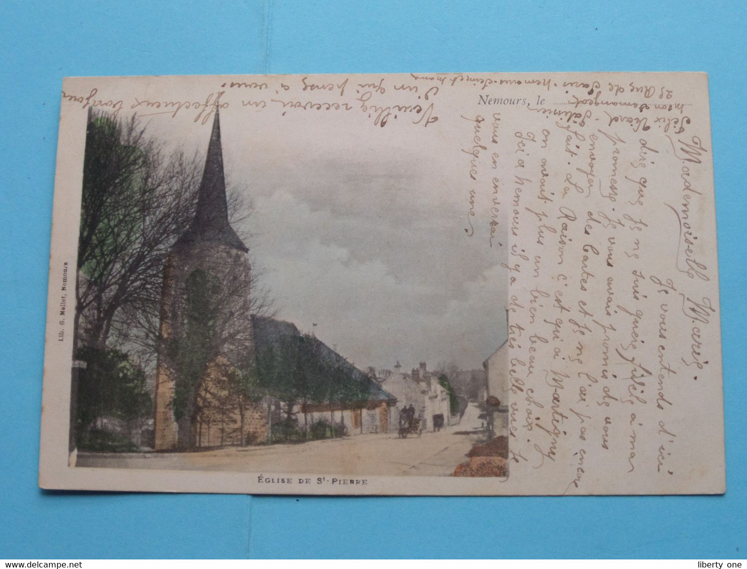 Eglise De St. Pierre ( G. Mallet ) Anno 190? ( Voir Scan ) - Saint Pierre Les Nemours