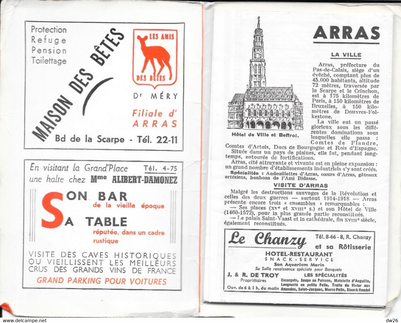 Plan Guide Blay: Arras, Renseignements Divers Et Répertoire Des Rues - Sonstige & Ohne Zuordnung