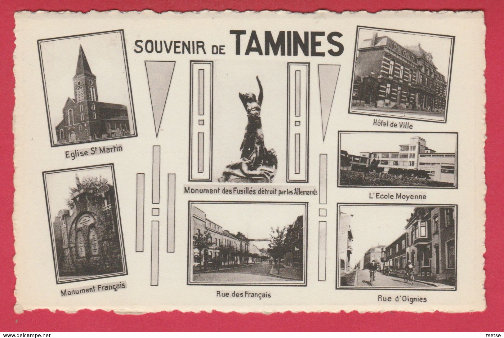 Tamines - Souvenir De .... - Jolie Carte Multivues ( Voir Verso ) - Sambreville