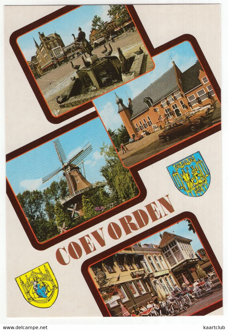 Coevorden - (Drenthe / Nederland) - CON 10 - O.a. Ganzen Geesje, Molen - Coevorden