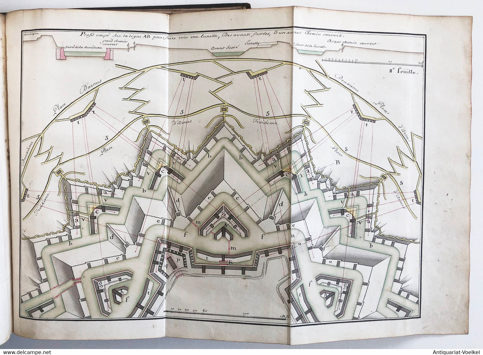 Traité De La Deffence Des Places Par Feu Le Marechal De Vauban. - Theatre & Scripts