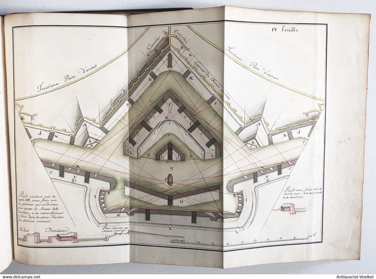 Traité De La Deffence Des Places Par Feu Le Marechal De Vauban. - Theater & Drehbücher