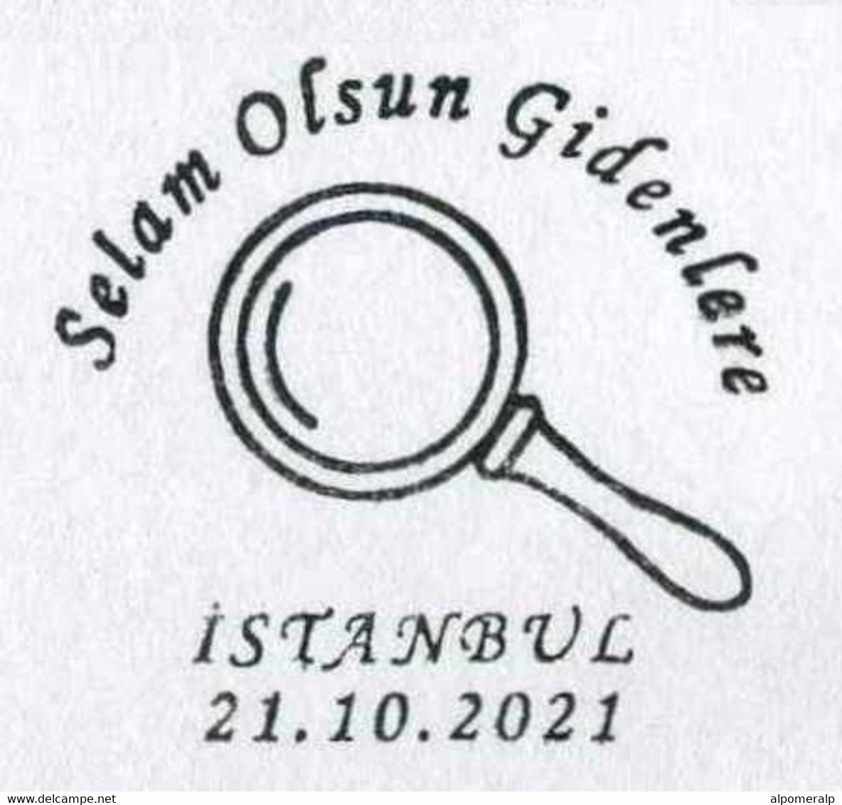 Turkey 2021 Farewell To Our Belowed Ones Who Passed Away | Magnifying Glass, Optical Instruments, Special Cover - Storia Postale