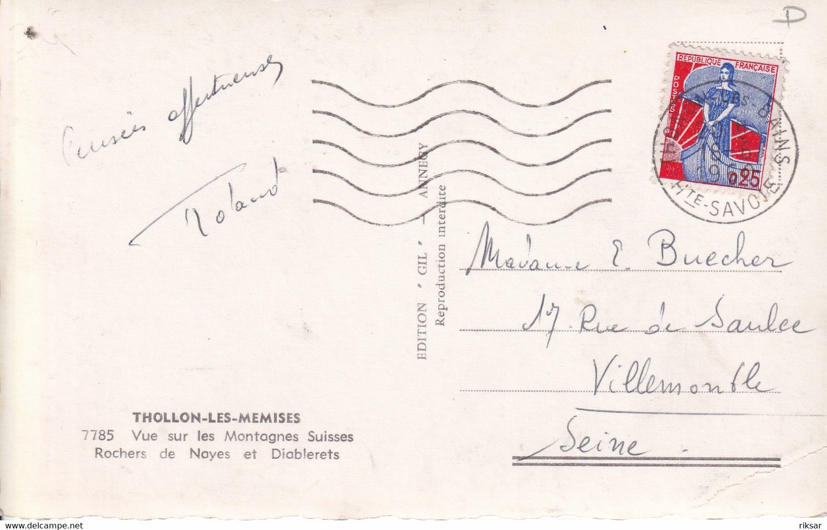 THOLLON(VACHE) - Thollon