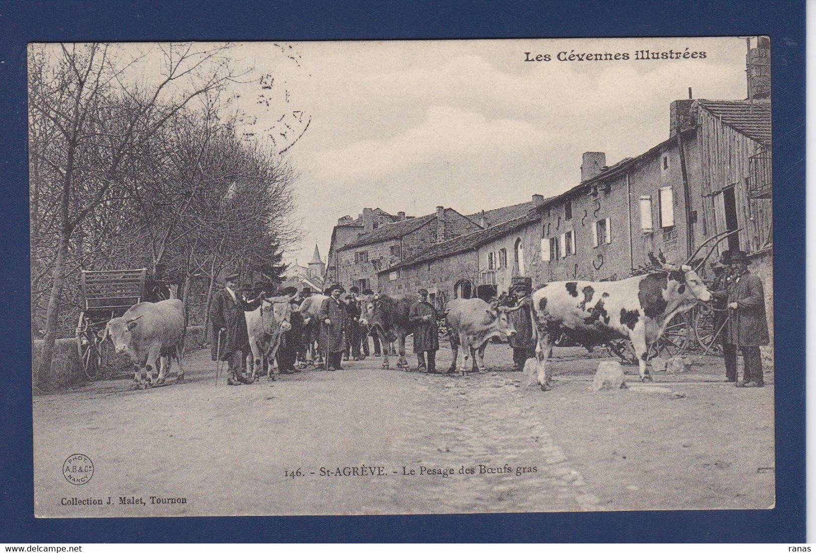 CPA [07] Ardèche > Circulé Par La Poste Saint AGREVE Pesage - Saint Agrève