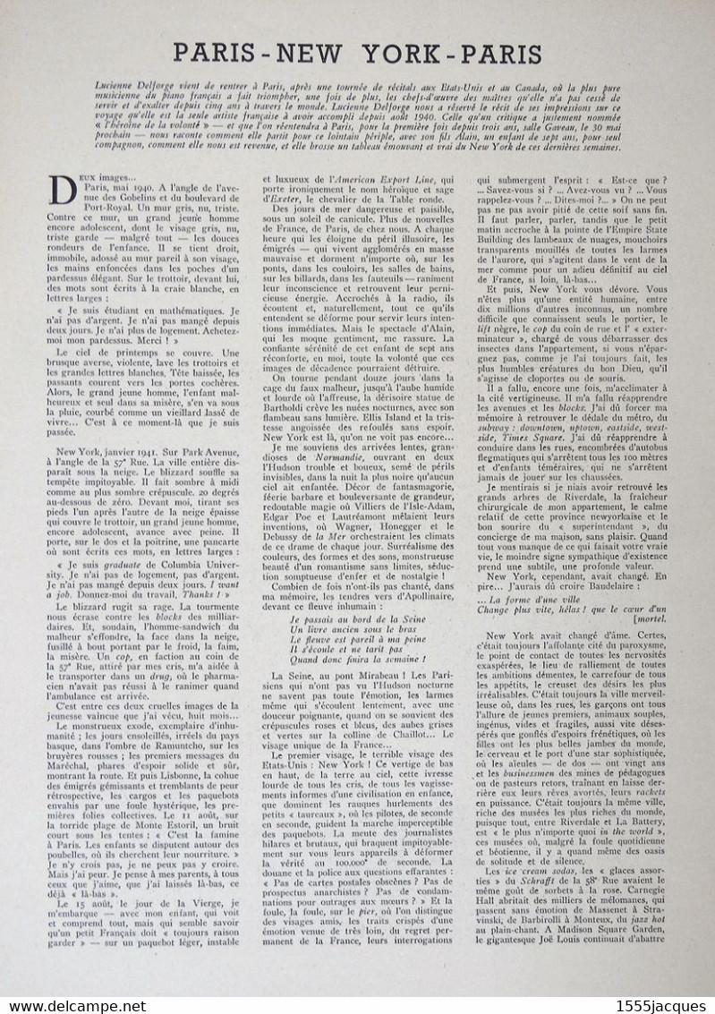L'ILLUSTRATION N° 5121 / 03-05-1941 SCAPINI LAMARTINE JOCELYN GOERING SERBIE DARLAN MARCEL PAGNOL PUISATIER PAUL VITRY