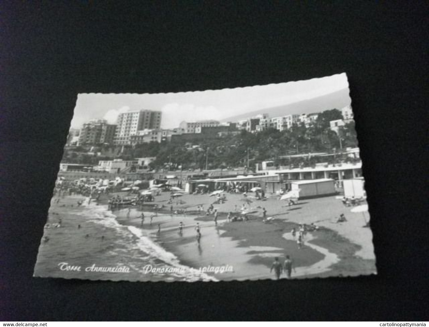 TORRE ANNUNZIATA PANORAMA E SPIAGGIA CAMPANIA FRANCOBOLLO OLIMPIADI - Torre Annunziata