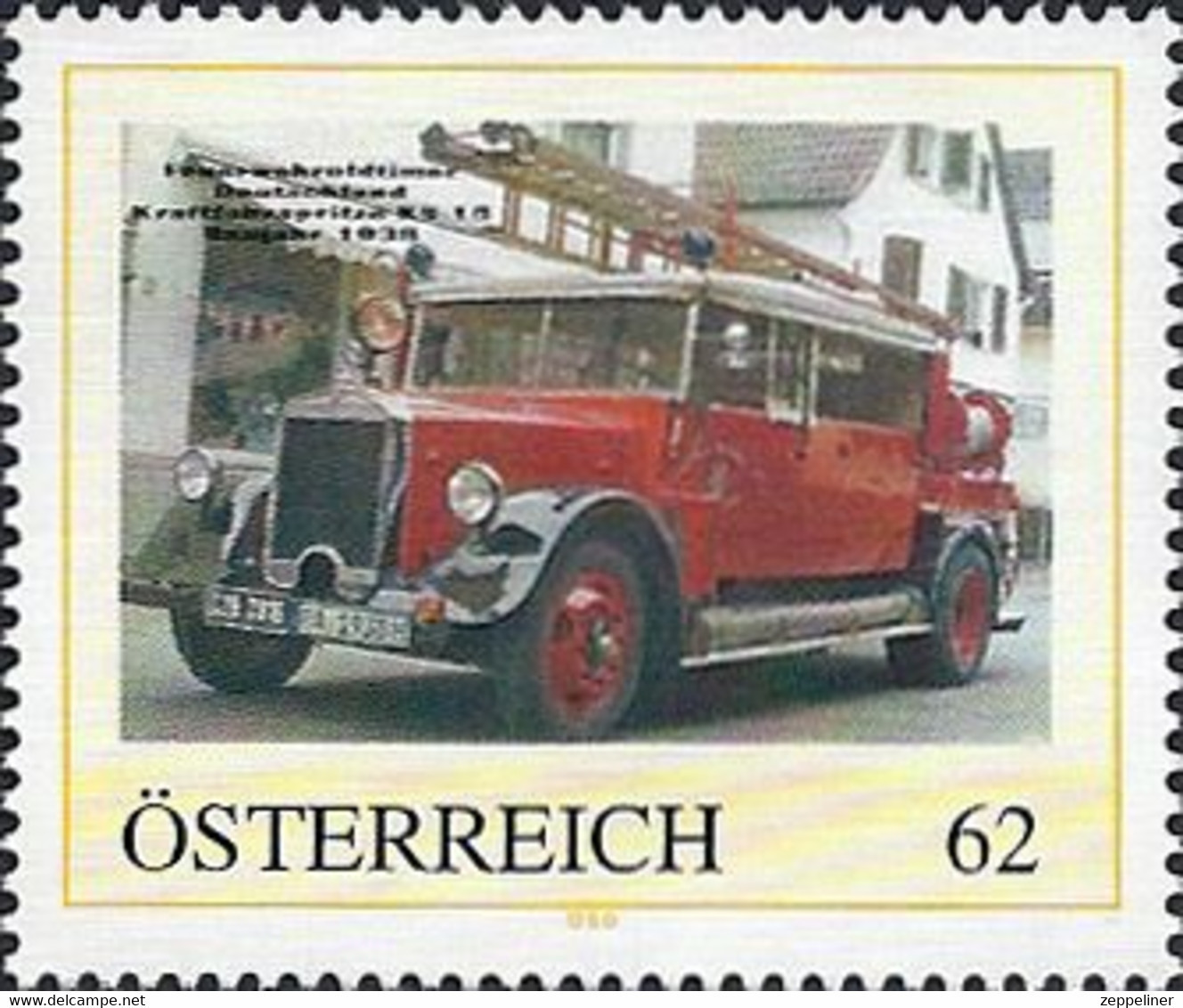 2006+ "Austria" Firetrucks, Feuerwehr, Cars, Private Issue, Low Edition! Only 200! LOOK! - Personnalized Stamps
