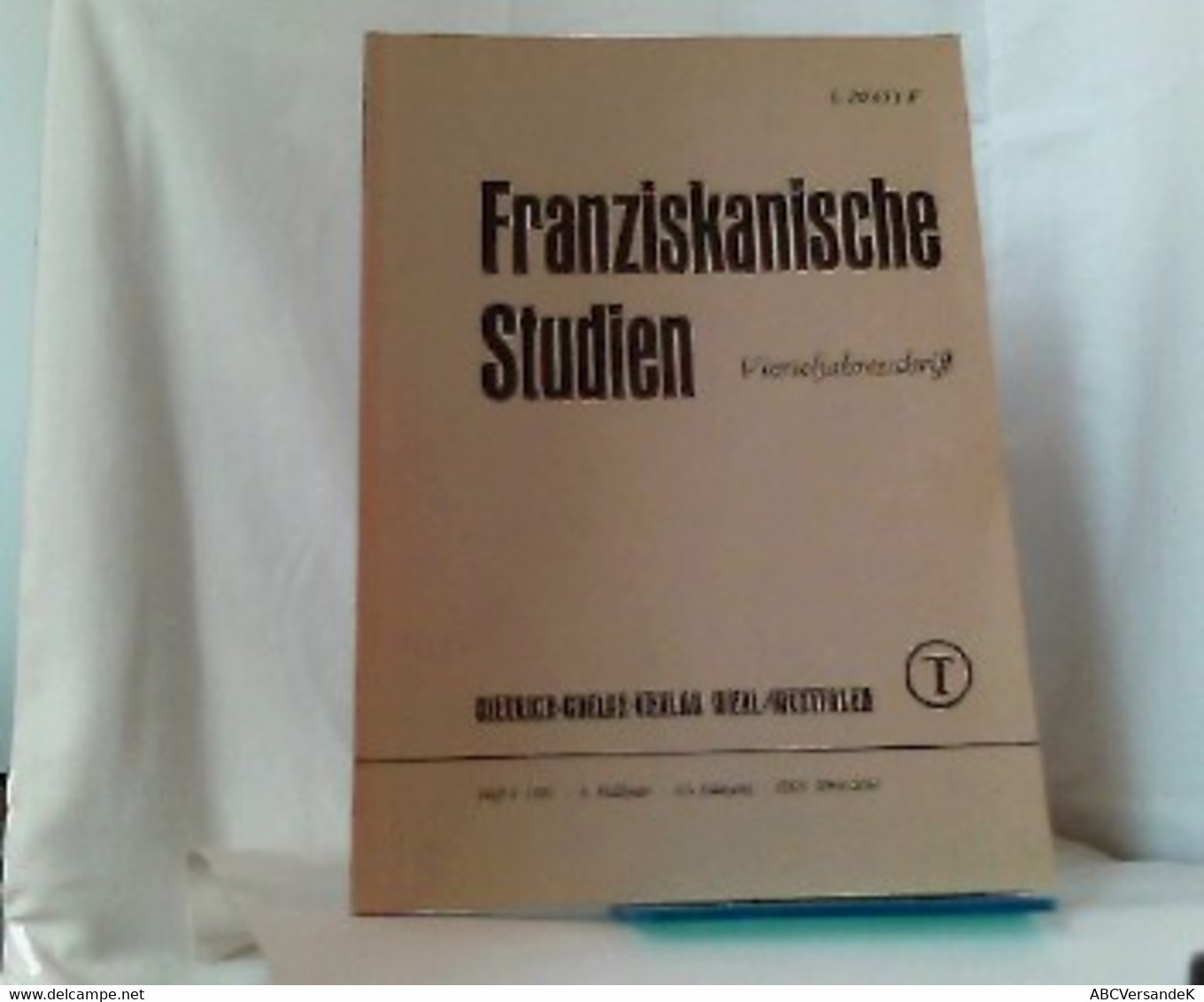 Franziskanische Studien. Vierteljahresschrift. Heft 3. - 2. Halbjahr / 63. Jahrgang. - Sonstige & Ohne Zuordnung