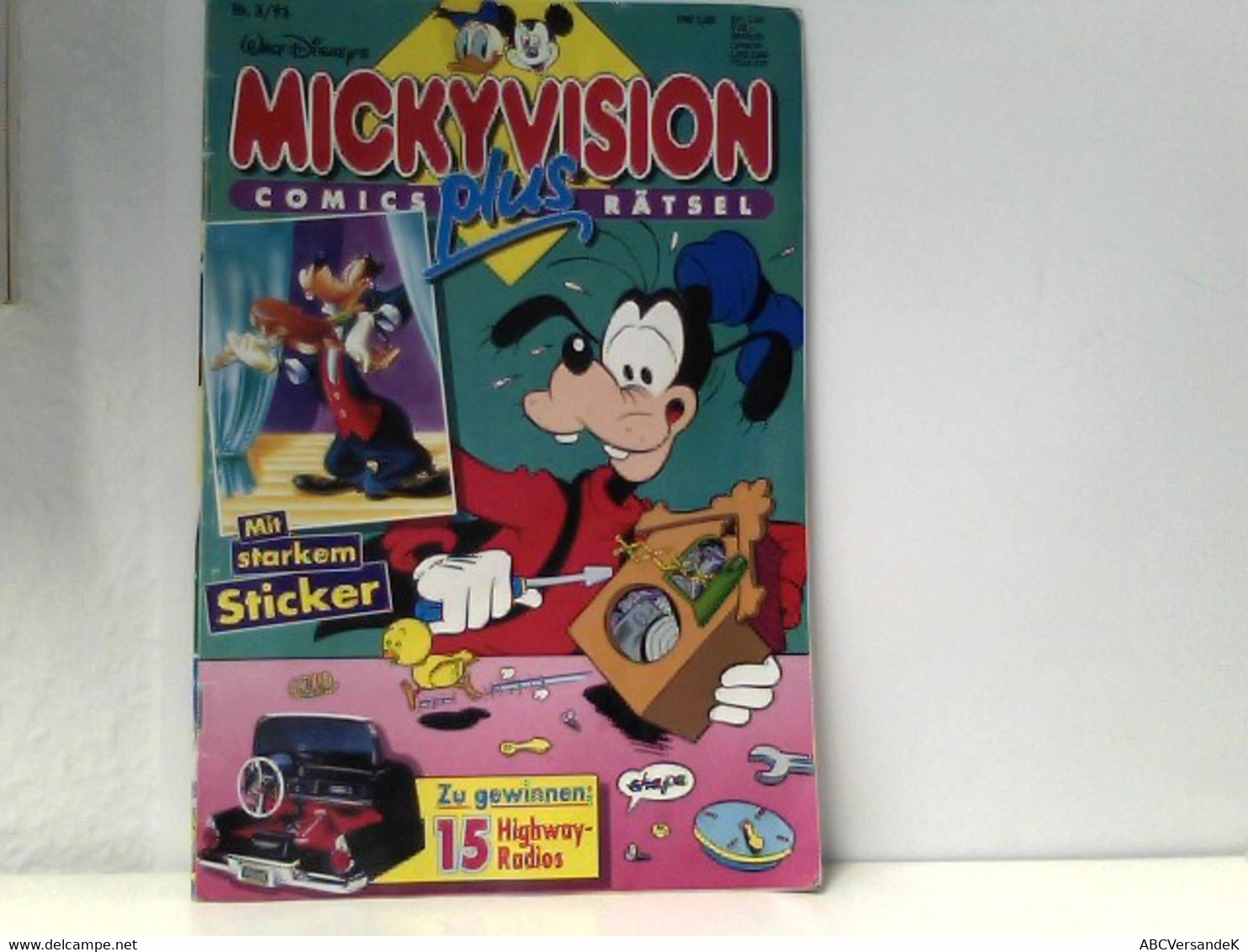 Micky Vision Plus 3/93 - Sonstige & Ohne Zuordnung