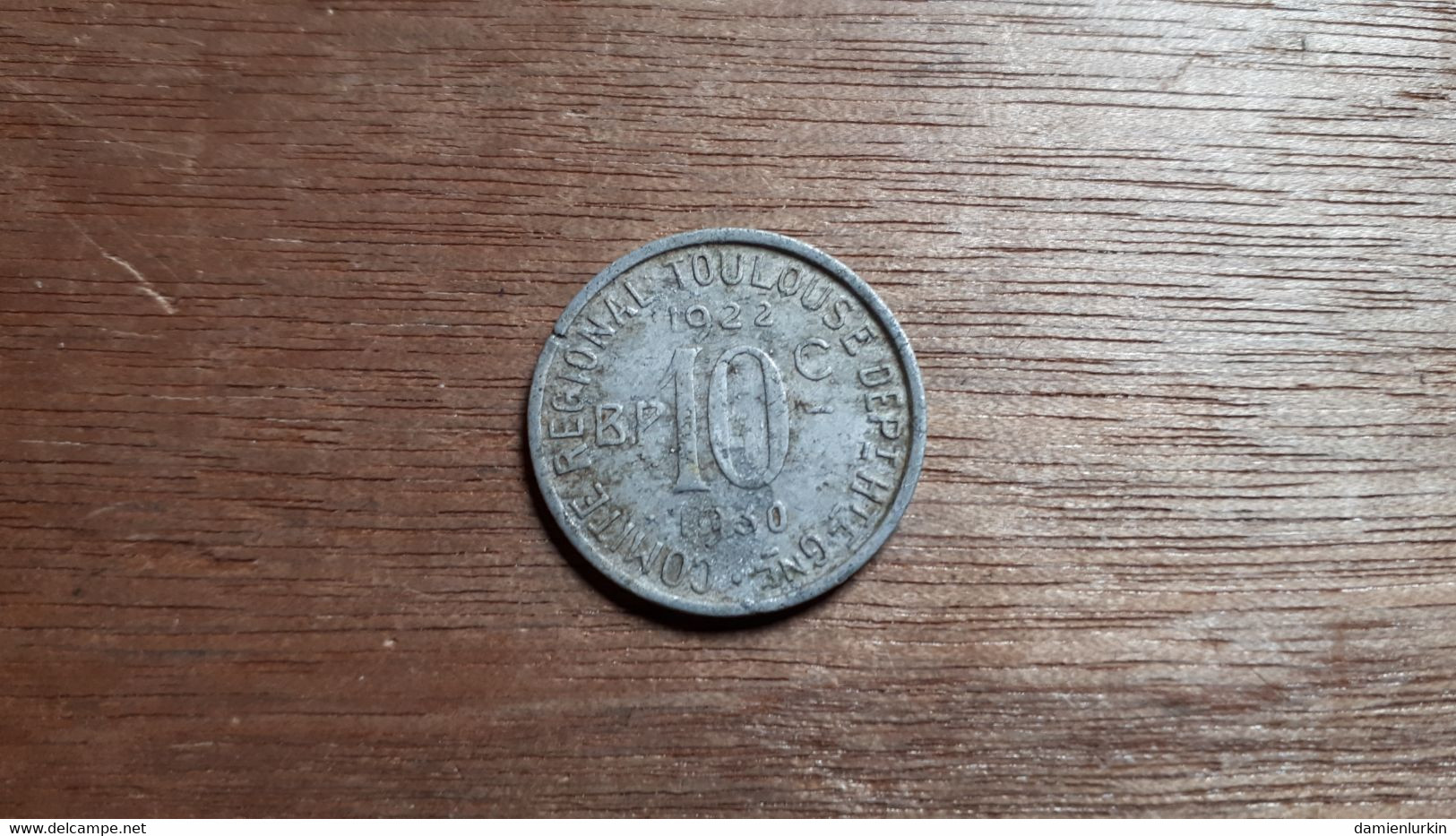 FRANCE TOULOUSE 10 CENTIMES NECESSITE 1922-1930 UNION LATINE - Monétaires / De Nécessité