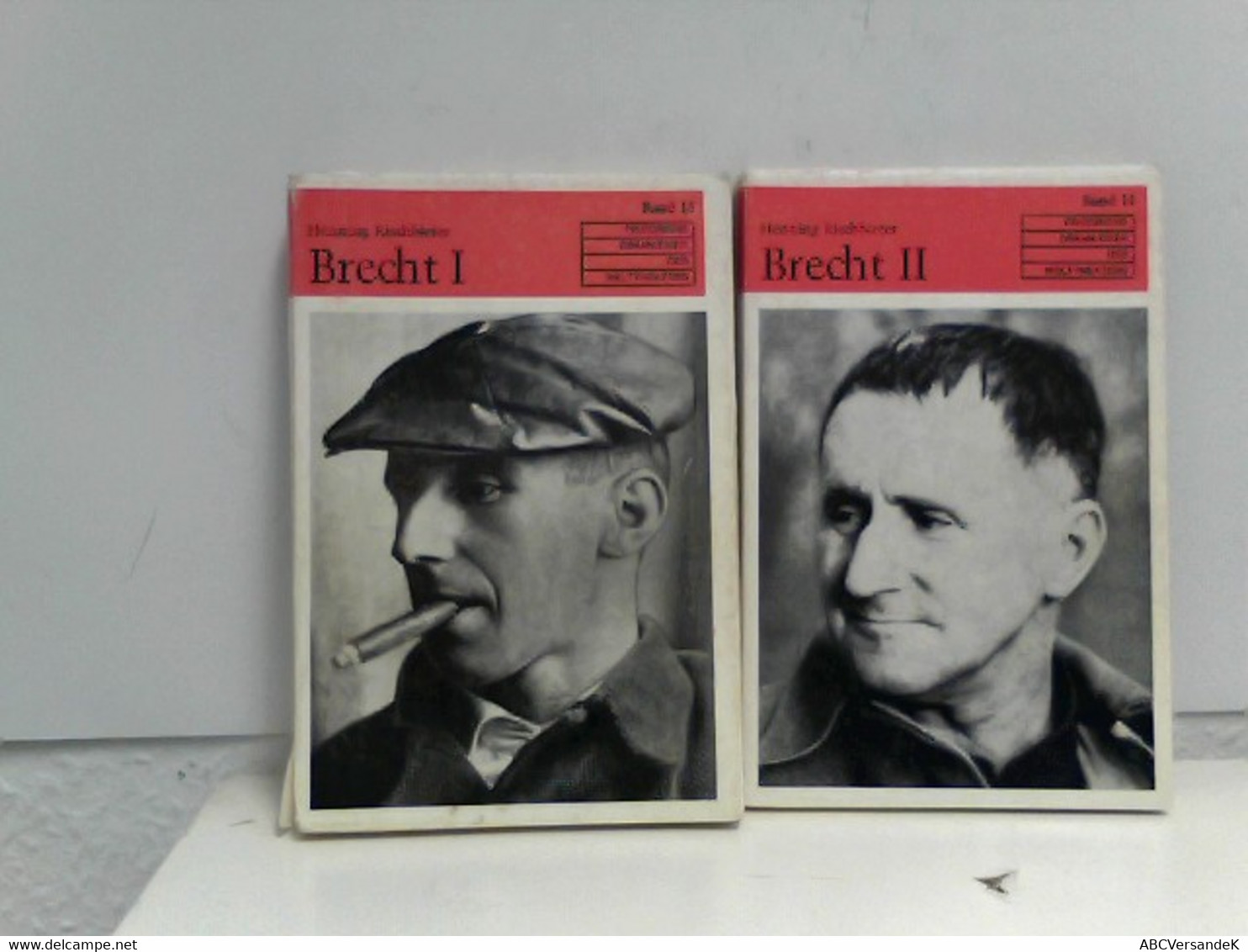 2 Bücherpacket/Konvolute, Bertolt Brecht I Und II, Band 13 Und 14 - Biographien & Memoiren