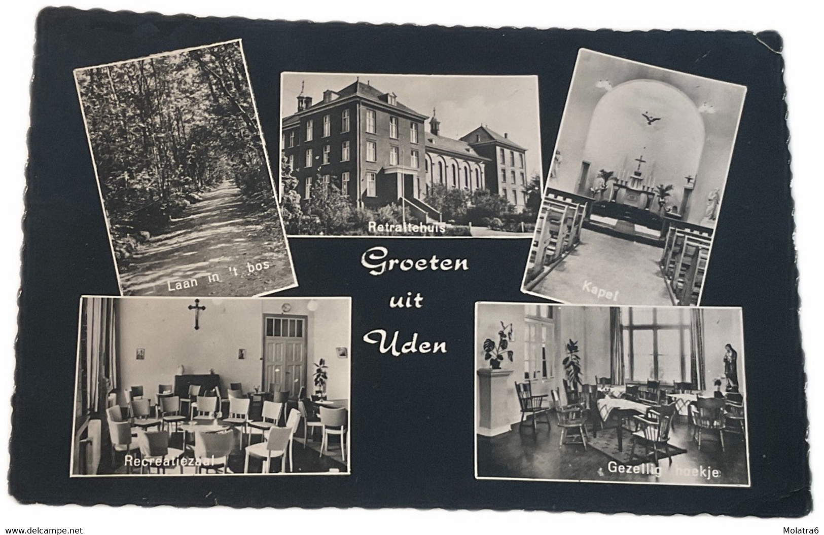 #1001 - Groeten Uit Uden, Kapel 1963 (NB) - Uden