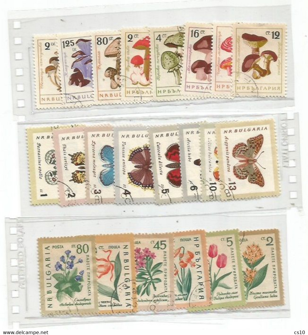 BULGARIA 2 Scans Lot Mostly MNH Selection High Cat. Issues With HVs Mainly From The 60's Perf Imperf SSs Overprinted - Collections, Lots & Series