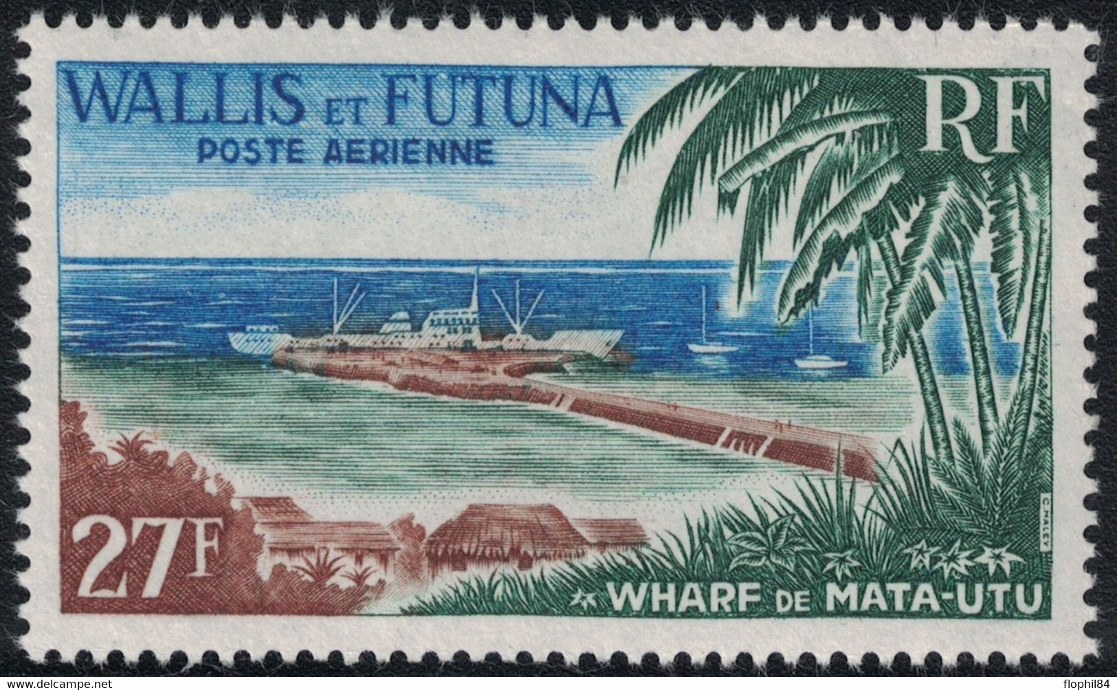 WALLIS-ET-FUTUNA - POSTE AERIENNE - N°23 - COTE  5€50 - NEUF SANS TRACE DE CHARNIERE ***. - Ungebraucht