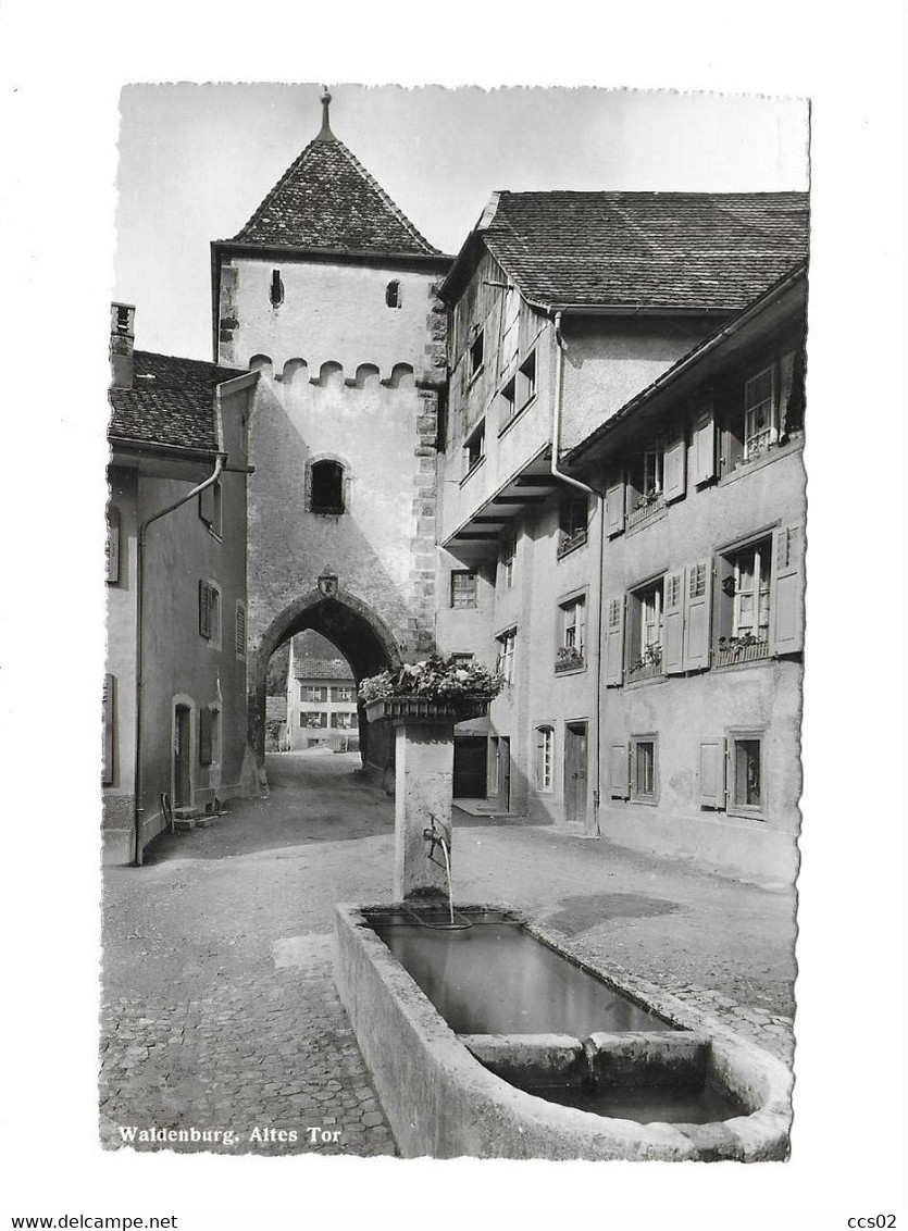 Waldenburg Altes Tor 1952 - Waldenburg