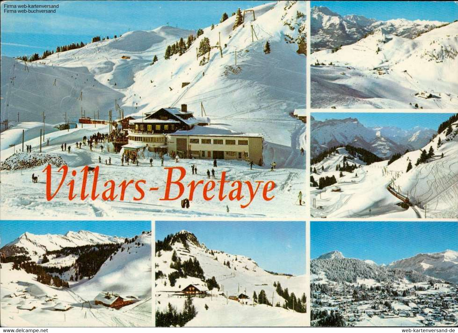 Villars-Bretaye, Schweiz Mehrbildkarte - Villars-les-Moines