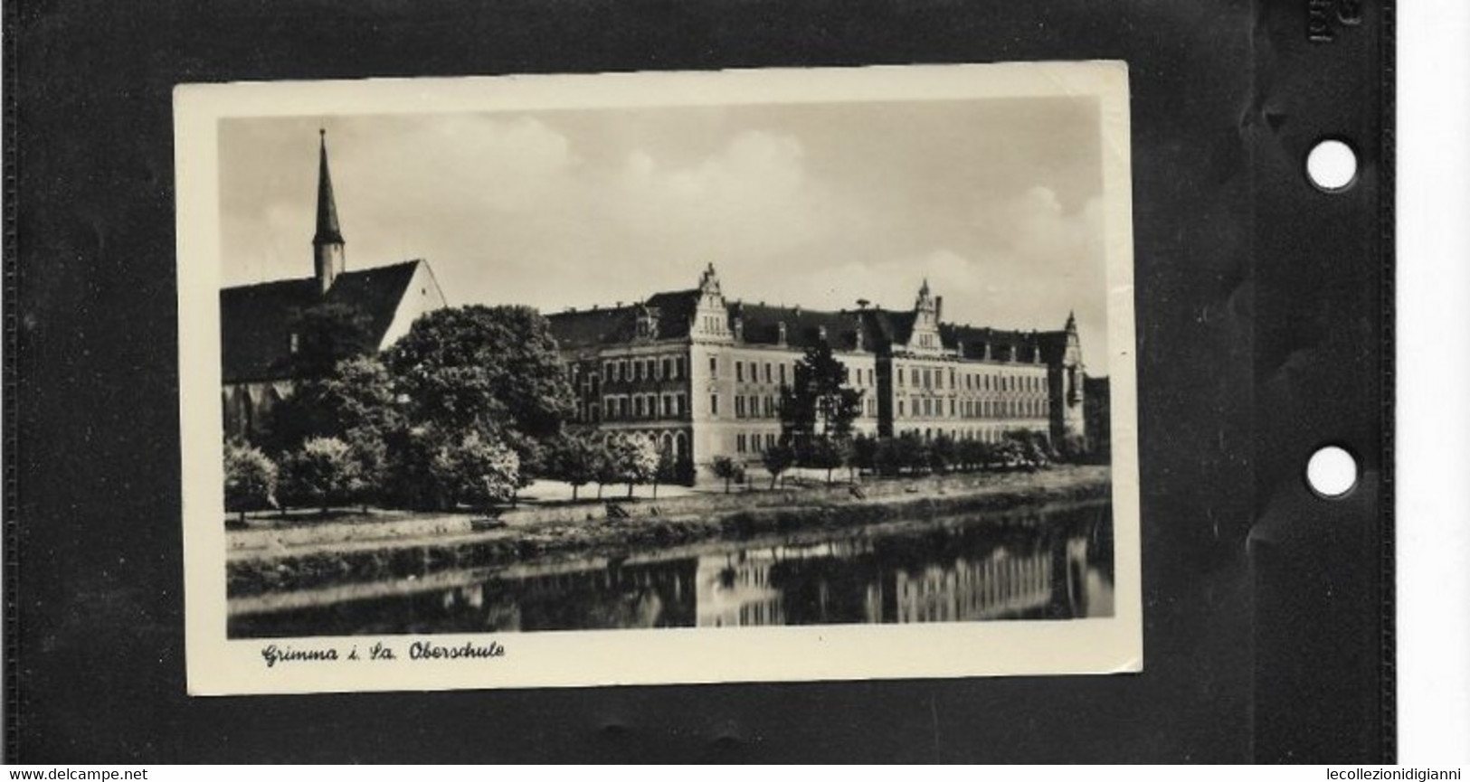 A8) Cartolina Ak Foto Germania Est DDR Nerchau Grimma I. Sa. Oberschule Scuola Viaggiata 1958 Gelaufen - Grimma