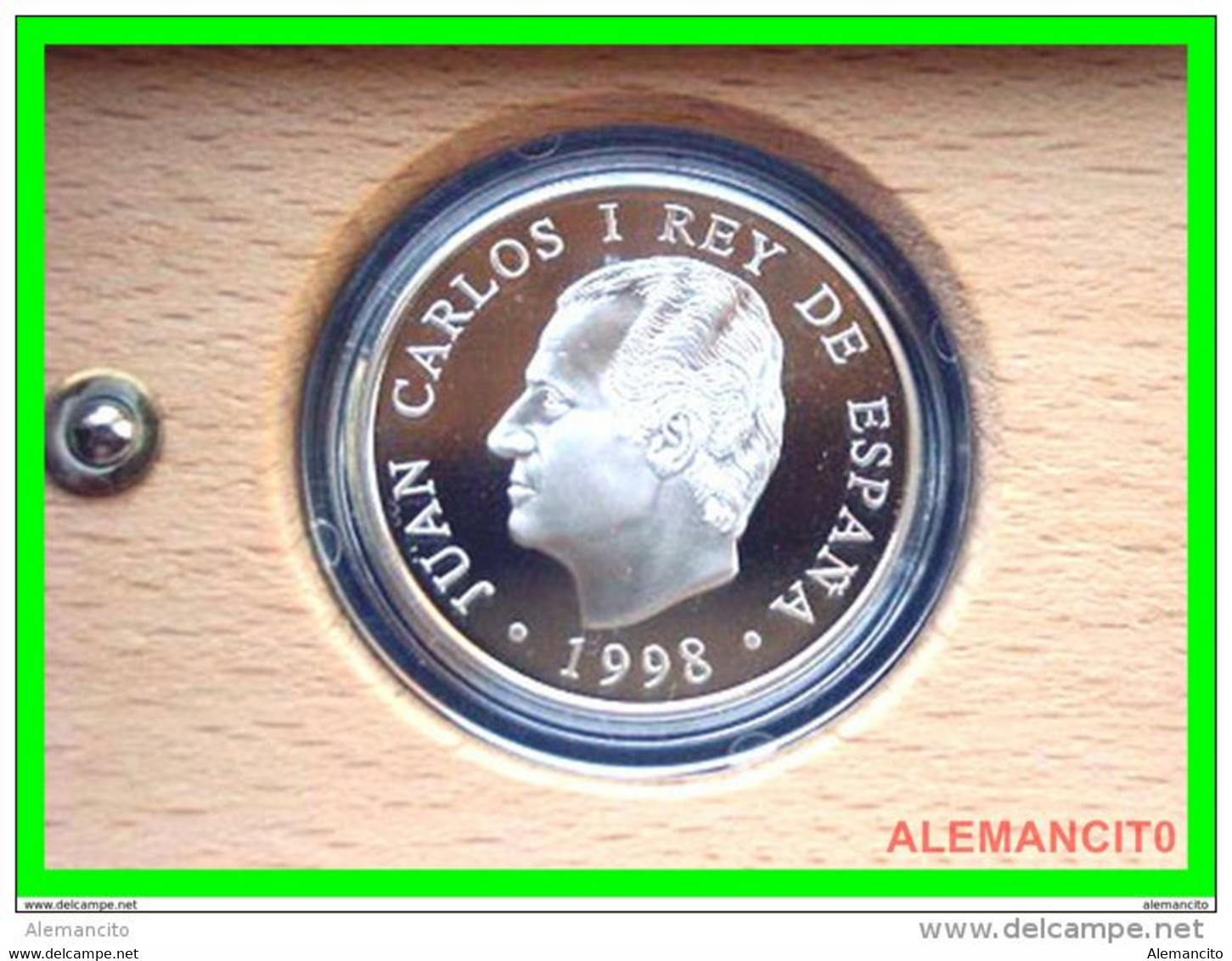 ESPAÑA 1000 PESETAS PLATA AÑO 1998 - CONSTITUCION ESPAÑOLA XX ANIVERSARIO MADRID. S/C. MONEDA DE PLATA DEL AÑO 1998, - 1 000 Pesetas