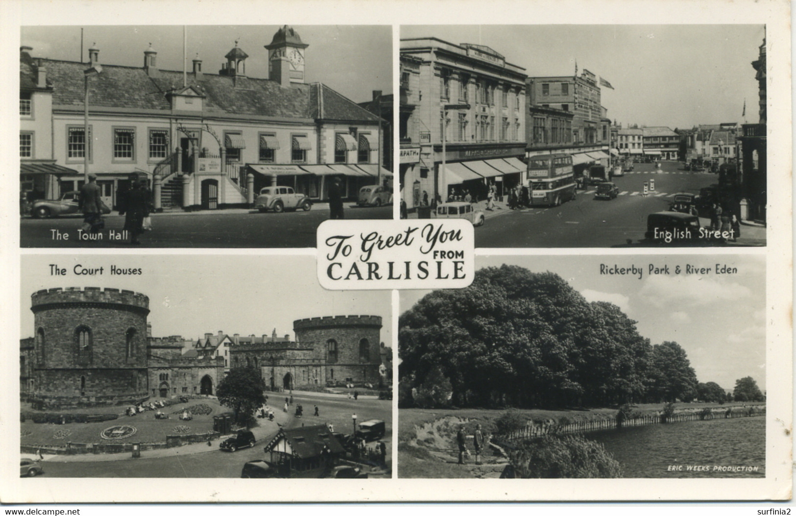 CUMBRIA - CARLISLE - 4 RP VIEWS Cu701 - Carlisle