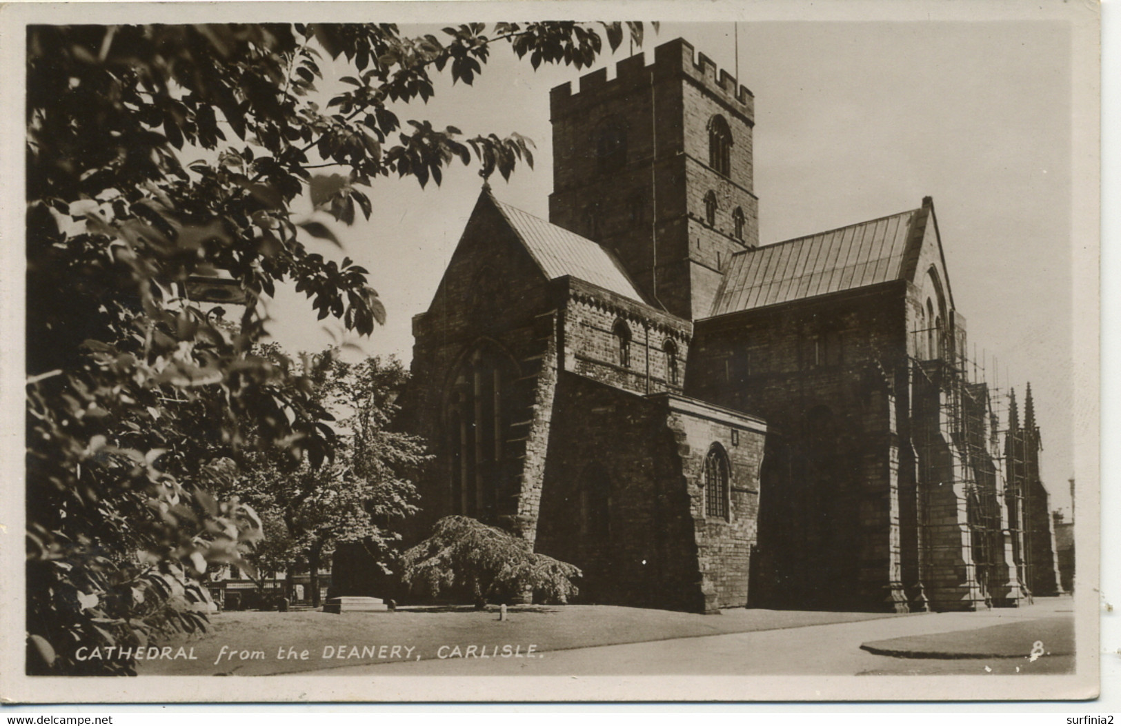 CUMBRIA - CARLISLE CATHEDRAL FROM THE DEANERY RP Cu500 - Carlisle