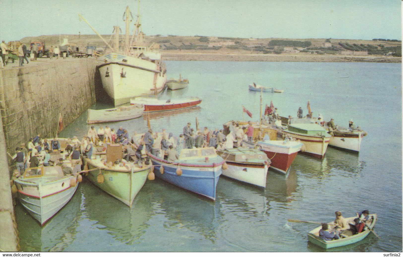 CORNWALL - ISLES OF SCILLY - ST MARY'S HARBOUR, RMS SCILLONIAN AND THE PLEASURE BOATS Co1200 - Scilly Isles